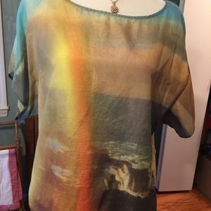 Anthropologie silk top